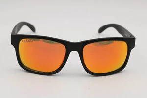 Abaco Seaport Junior Black/Red Mirror Square Kids Polarized Sunglasses 18-130 - Picture 1 of 7