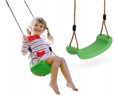 KIDS SWING SEAT WITH ROPES FOR CHILDRENS SWING TODDLERS CLIMBING FRAME PLAYHOUSE - Image 1 of 4