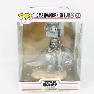 Funko Pop Star Wars The Mandalorian: The Mandalorian on Blurrg Bobble-Head New - Picture 1 of 8