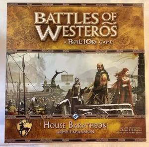 BATTLES OF WESTEROS HOUSE BARATHEON Espansione Game Of Thrones Completo 2010 - Foto 1 di 1