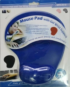 Ergonomic Mouse Pad with Wrist Support, Gaming Mouse Mat with Gel Wrist Rest, Ea - Picture 1 of 4