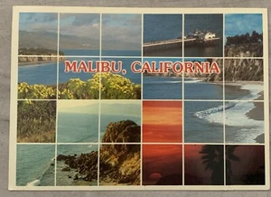 Malibu California Vtg Postcard Unposted - Picture 1 of 2
