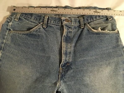 MENS MR LEGGS 33 X 28.5 BLUE COTTON  DENIM CLASSIC FIT STRAIGHT LEG JEANS - Image 1 of 4