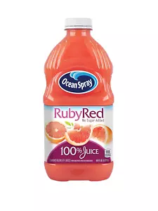 Ocean Spray 100% Juice, Ruby Red Grapefruit, 60 Ounce Bottle (Packaging May Vary - Picture 1 of 7
