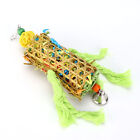 Bambus Woven Bird Bite Toy Chew Training Papier Seide Baumwolle Seil Vogel H Sgh
