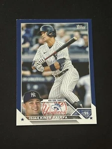 2023 Topps Series 1 #162 Isiah Kiner-Falefa Royal Blue Parallel NY Yankees - Picture 1 of 2