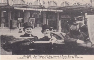 Carte postale ancienne ORLEANS fêtes de jeanne d'arc 1929 prés DOUMERGUE TURBAT - Imagen 1 de 1