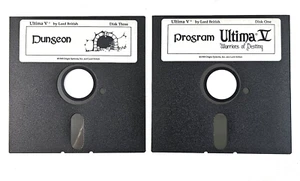 Ultima V: Warriors of Destiny (Commodore 64, 1988) Disks 1 and 3 - Picture 1 of 9