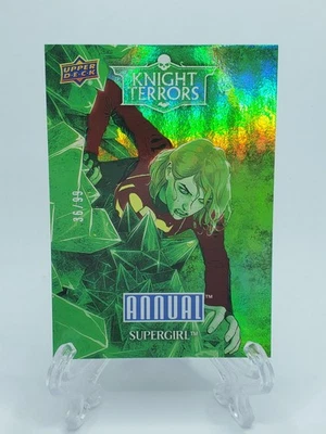 2023-24 Upper Deck DC Annual - Knight Terrors - Supergirl #KT-7 Green /99 - Image 1 of 4