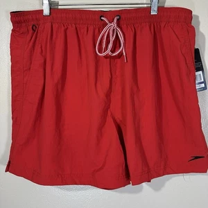 Speedo Herren Sun Ray Volley 16" Shorts 5" Schrittlänge Badehose Atomic Red XXL - Bild 1 von 9