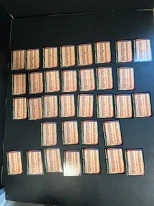 1997 Bowman Baseball Checklists LOT OF 34 Assortment 1-4 Combine Ship - Bild 1 von 5