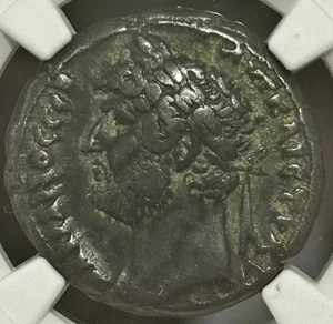 Hadrian BI Tetradrachme Yr 20 Nilus Crocodile NGC Ch VF 5/5 4/5 - Bild 1 von 4