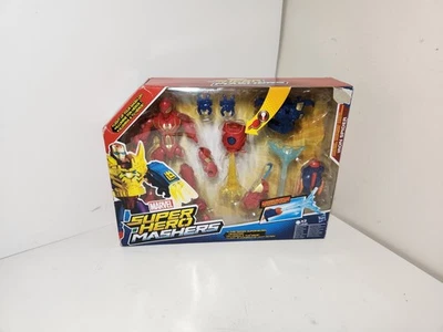 Figura de acción electrónica Iron Spider 2013 nueva en paquete Marvel Super Hero Mashers nueva Foto 1 de 4