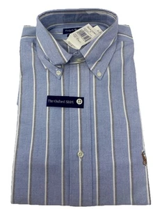 Ralph Lauren Yarmouth Oxford Shirt, BLU/NVY/WH 16 36/37 ! Approximate Size L - Picture 1 of 8
