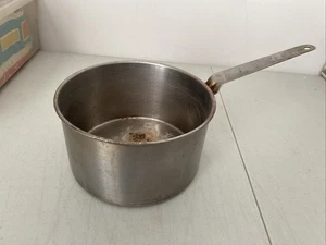 Olla grande USN Carrollton MFG CO barco de la Marina de los Estados Unidos sartén para salsa de cocina - Imagen 1 de 8
