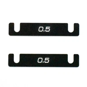 Espaciador de montaje de suspensión ReveD aluminio 0,5 mm 2 piezas negro #RD-300S05 - Imagen 1 de 2