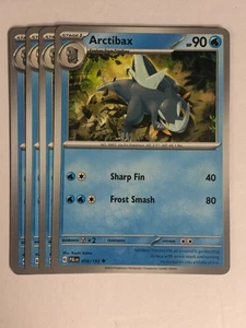 Pokemon TCG Paldea Evolved 4x Playset Arctibax 059/193 Near Mint - Picture 1 of 2