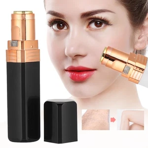 Compact Cute Lipstick Shape Mini Electric Hair Remover Face Body Hair Removal - Picture 1 of 19
