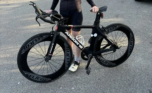 Argon 18 E-112 Carbon Fibre TT Triathlon Road Bike XS Small Aero Time Trial FAST - Picture 1 of 19
