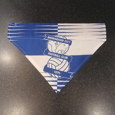 HANDMADE MEDIUM Birmingham City Football Club Themed Dog Bandana