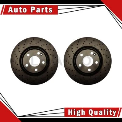 2 rotores de freio dianteiro compatíveis com Mercedes-Benz CLA250 2.0L Mercedes-Benz GLA250 2.0L - Imagem 1 de 4