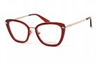Kate Spade MADEIRA/G 0C9A 00 Cat Eye Shiny Red Eyeglasses Authentic