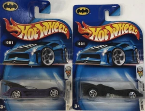 Hot Wheels Collector #001 Batmobile & #031 2004 First Edition NOS Metal Die Cast - Bild 1 von 11