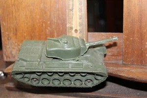 Vintage Toy Soldier Auburn Plastic Army Tank - Picture 1 of 4
