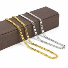 Hop Chain Choker Necklace Jewelry Gift Unisex Men's Stainless Steel Cuban Hip