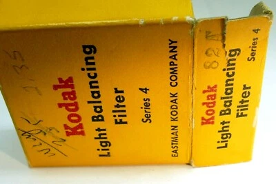 Filtro de lente KODAK serie IV 4 gota tipo luz diurna 82A calentamiento  Foto 1 de 4