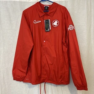 Nike Ohio State Football On-Field Victory Bell Windbreaker Jacket NWT CV1790-657 - Picture 1 of 14