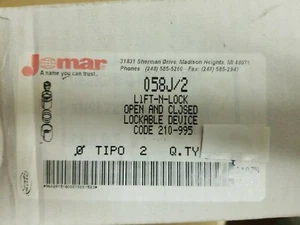 Jomar 210-995 058J/2 Lift-N-Lock Öffnen und Schließen abschließbares Gerät   - Bild 1 von 6