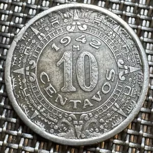 PIECE DE 10 CENTAVOS DU MEXIQUE 1942 (1306) - Bild 1 von 2