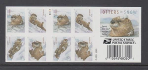 US #5651b Otters in Snow Complete DS Booklet of 20 Forever Mint Never Hinged - Bild 1 von 2