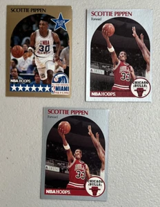 1990-91 NBA Hoops SCOTTIE PIPPEN Card (#69) + All-Star (#9) - Picture 1 of 2