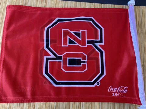 NC State  NORTH CAROLINA STATE WOLFPACK NCAA Double Sided Car Flag Made in USA Cover