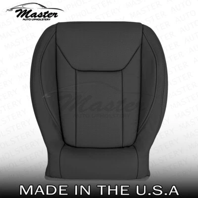 Cubierta de asiento de cuero negra inferior del conductor Subaru Impreza 2017-2021 de repuesto Foto 1 de 4