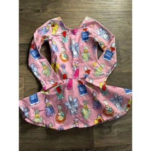 Girls Disney Princess Perfume Skirted Leotard Leo 5-6 - Picture 1 of 2