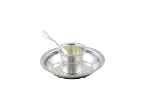 Tarbhana Pooja Thali placcato argento per la casa e l'ufficio del tempio... - Foto 1 di 3