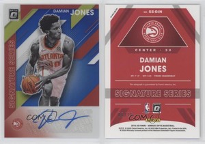 2019-20 Panini Donruss Optic Signature Series Blue /25 Damian Jones #SS-DJN Auto