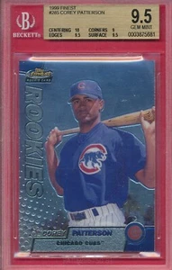 GEM MINT BGS 9.5 GM COREY PATTERSON ROOKIE 1999 FINEST #285 BECKETT GRADED TPHLC - Picture 1 of 5