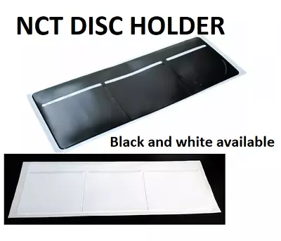 Windscreen Tax Insurance NCT Disc 3 Pocket Holder For Cars Vans Black White • 3.85€