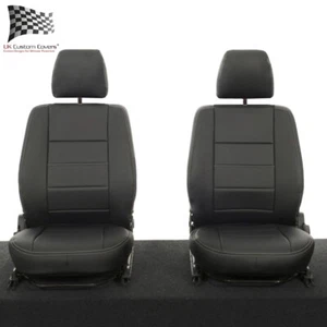 FITS LAND ROVER DEFENDER 110 FRONT SEAT COVERS LEATHERETTE (1987-2006) 1159 - Picture 1 of 24