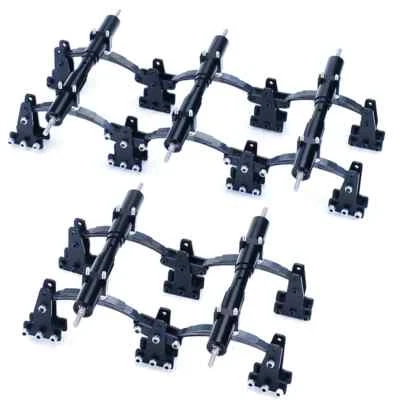 Metall 2/3 Achse Saldo Aussetzung Für 1/14 Tamiya RC LKW Scania 770S Volvo Auto - Bild 1 von 4