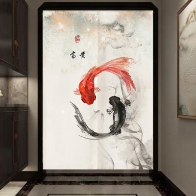 Cortina de puerta puerta puerta tapiz Feng Shui japonés Noren cocina divisor de habitación Foto 1 de 4