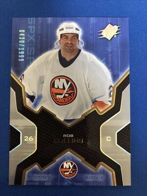 2006-07 SPX Rookie ROB COLLINS #196 SP New York Islanders - Image 1 of 2