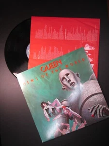 Queen News of the World 1977 Elektra 6E-112 W/Inner Sleeve VG+ Classic Rock - Picture 1 of 12