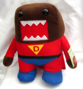 Unisex Licensed Japanese Superman Outfit Domo-Kun 12" Firm Plush Doll-Brand New! - Picture 1 of 2