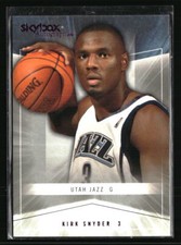 Kirk Snyder 2004 Skybox Autographics Purple Royal Insignia /25 #81