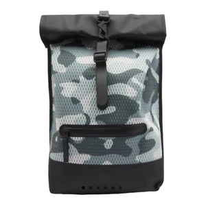 NUEVO CON ETIQUETAS Mochila Rains Rolltop Malla Camuflada 19,2”x4,4”x12,8” - Imagen 1 de 7
